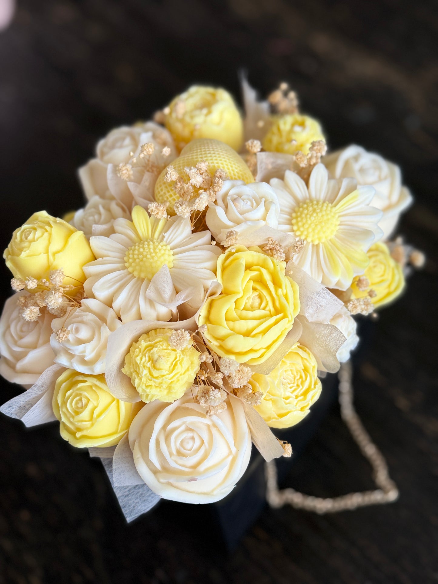 In Bloom Collection – Mixed Floral Wax Melt Bouquet - Purse Box