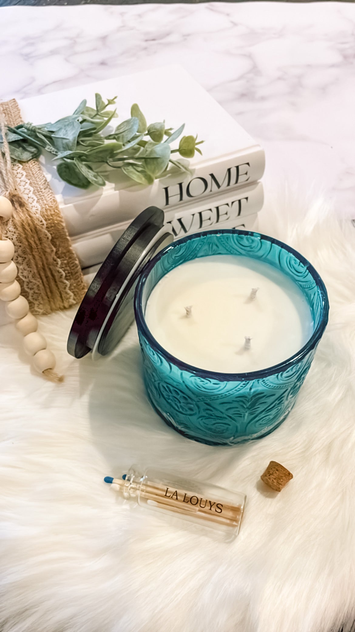 14oz Marquis Glass Candle