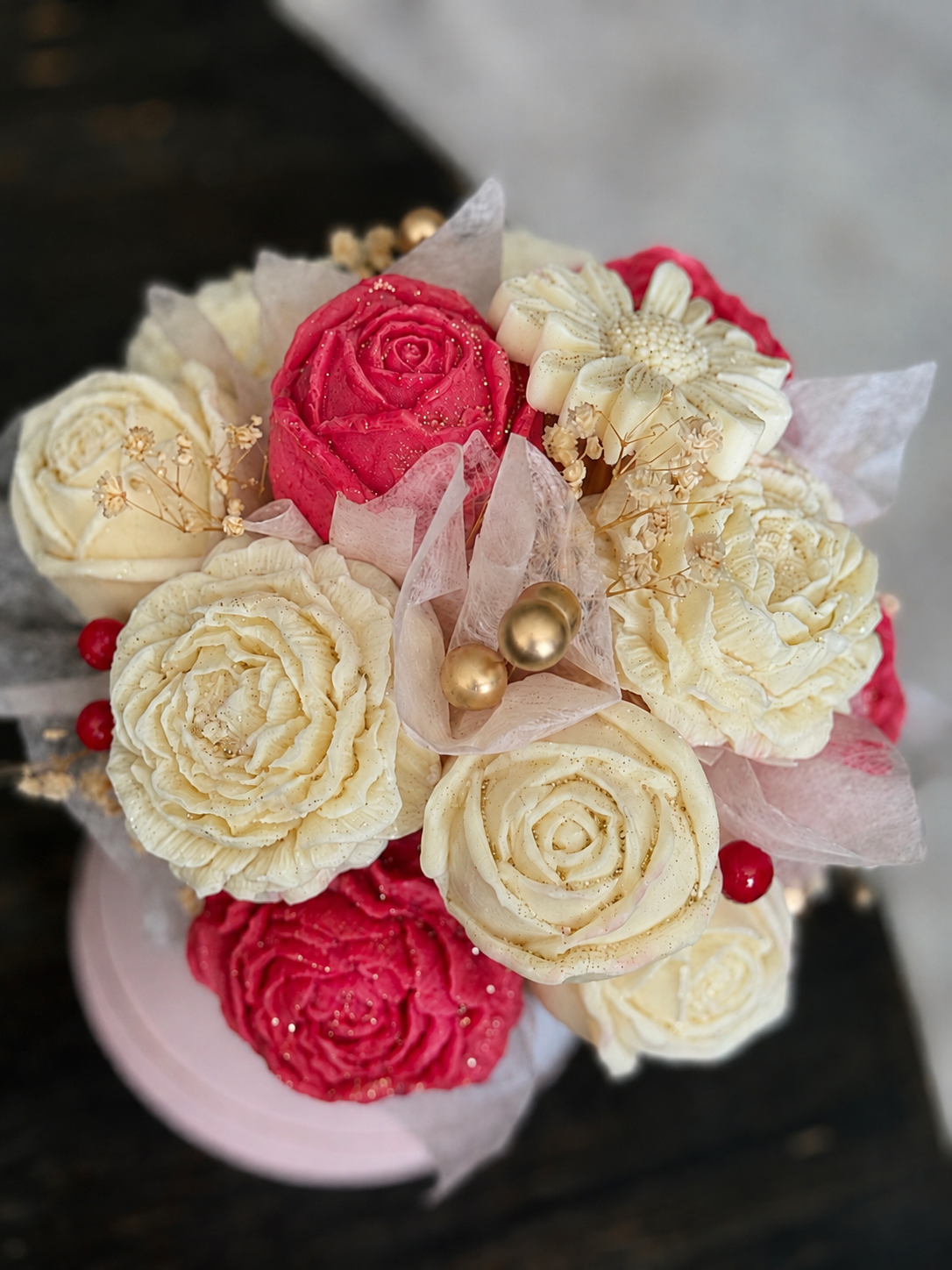 In Bloom Collection – Mixed Floral Wax Melt Bouquet - Hat Box