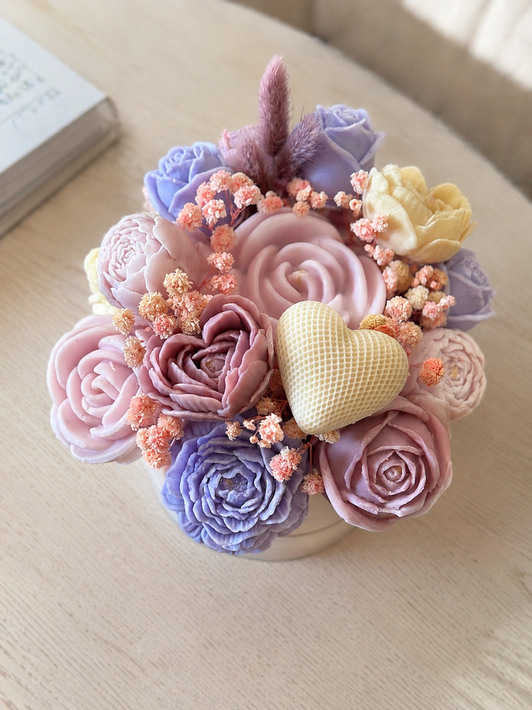 In Bloom Collection – Mixed Floral Wax Melt Bouquet - Hat Box